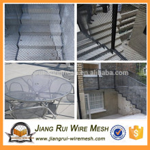 2016 China galvanizado / acero inoxidable malla de metal expandido